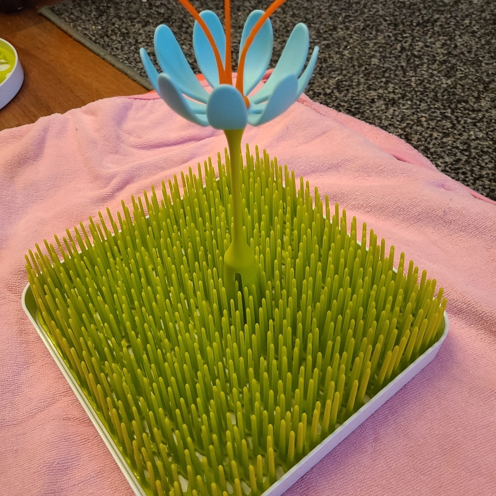 🌺Boon grass drying rack SMALL with flower🌺